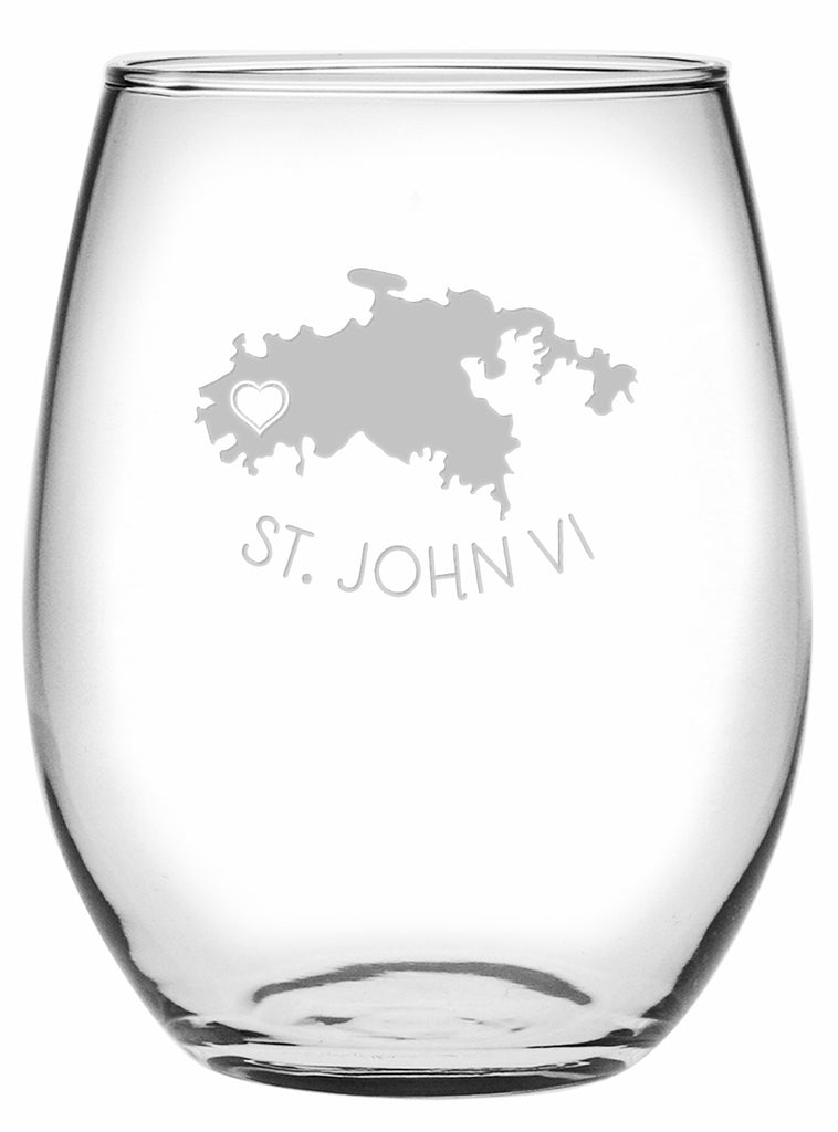 St. John VI Etched Glass