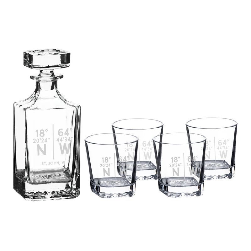St. John Decanter Set/5