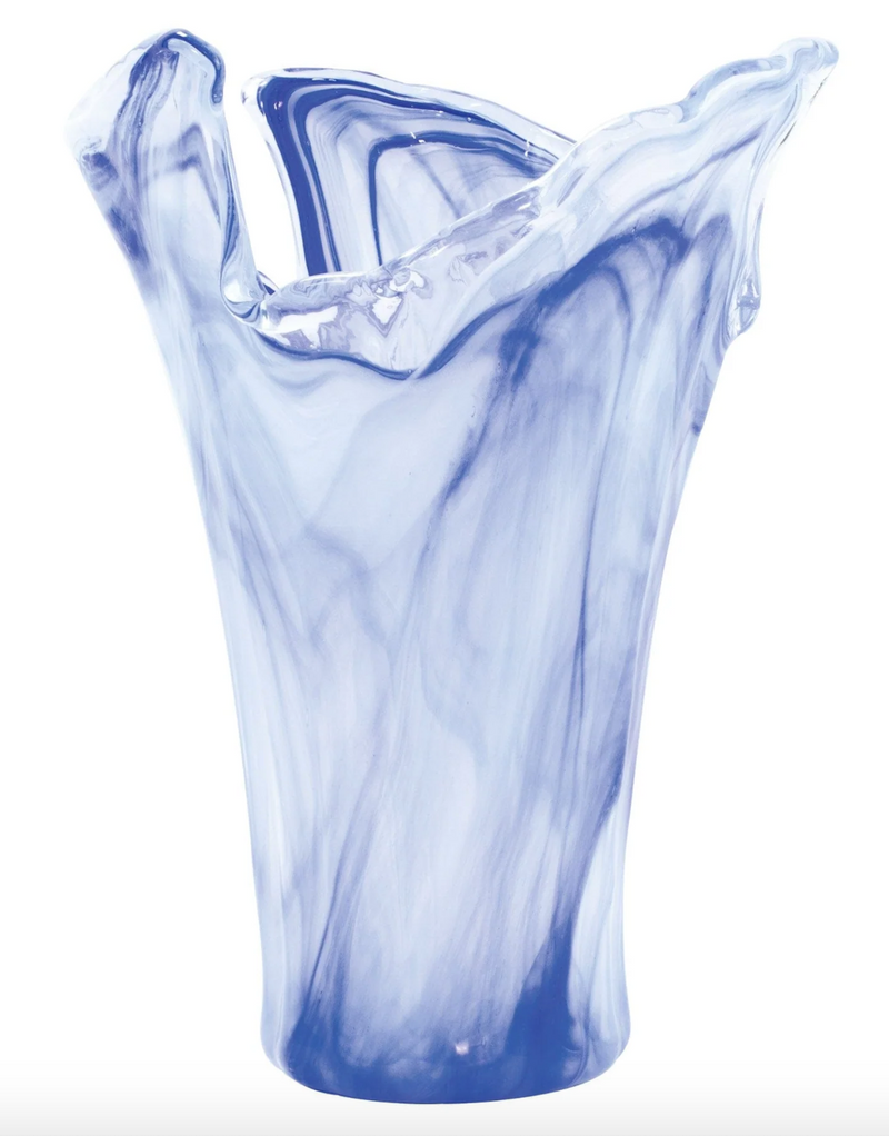Onda Glass Cobalt Small Vase