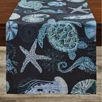 Table Linens Under The Waves