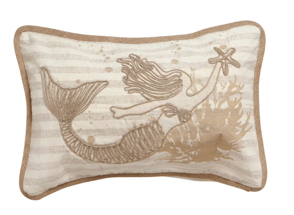Natural Mermaid Pillow Cover