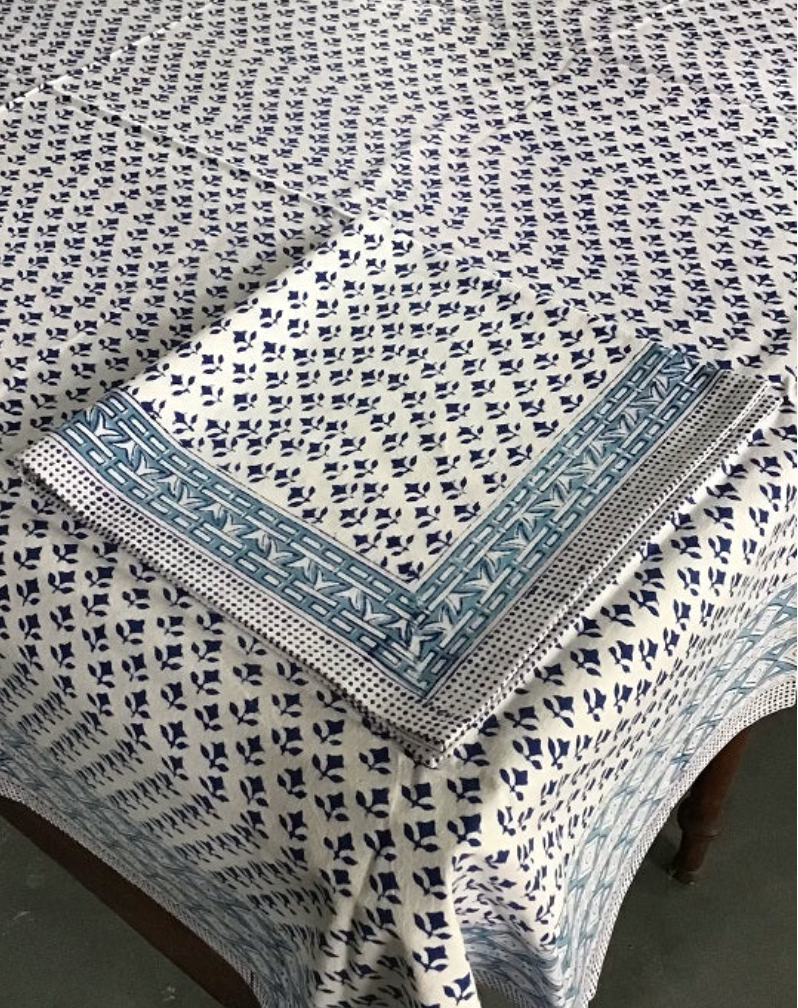 Table Linens Buta Blue