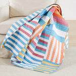 Quilted Throw Sol Stripe