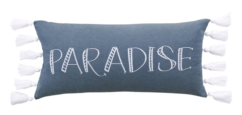 Paradise Blue Pillow