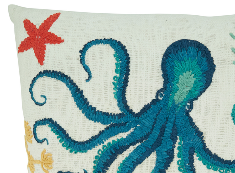 Fancy Octopus Pillow Cover