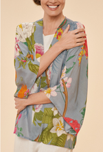 Kimono Jacket Tropical Lavender