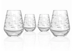 School Of Fish Glassware Set/4