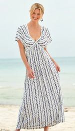 San Sebastian Flutter Sleeve Maxi