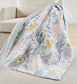 Quilted Throw Ocean Meadow