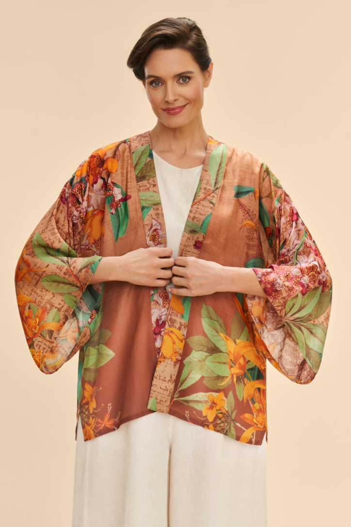 Kimono Jacket Botany Bliss Taupe