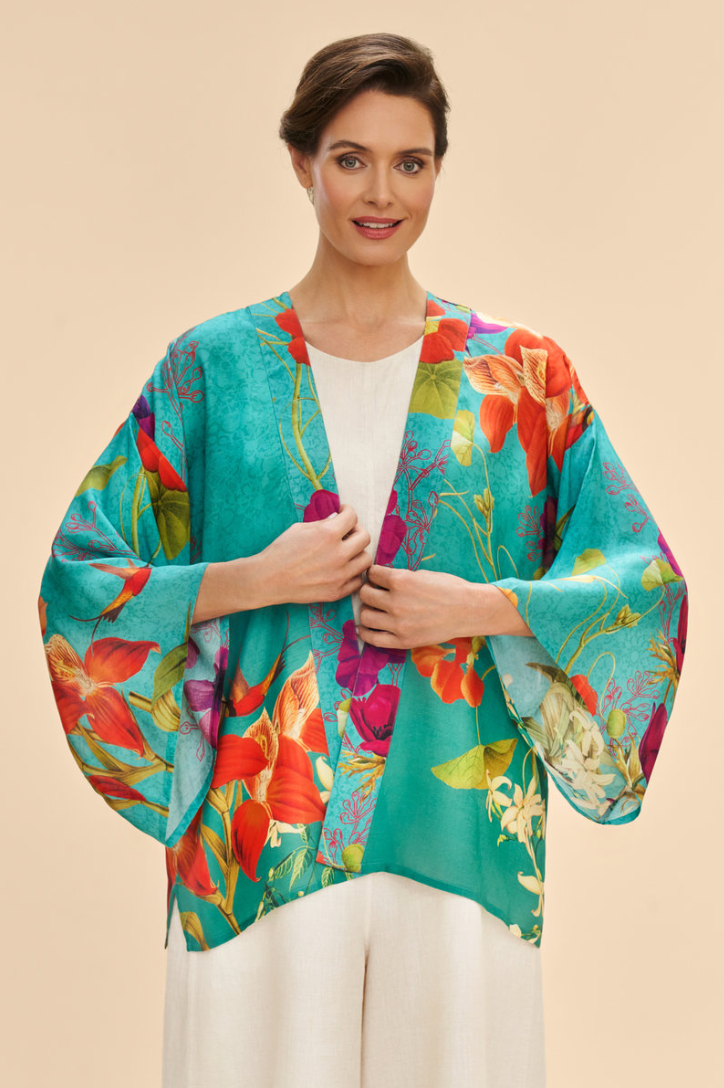 Kimono Jacket Hummingbird at Dusk