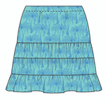 Palm Block Skirt