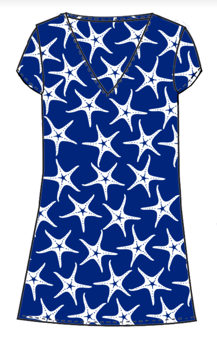 Seastar Short Sleeve Dress