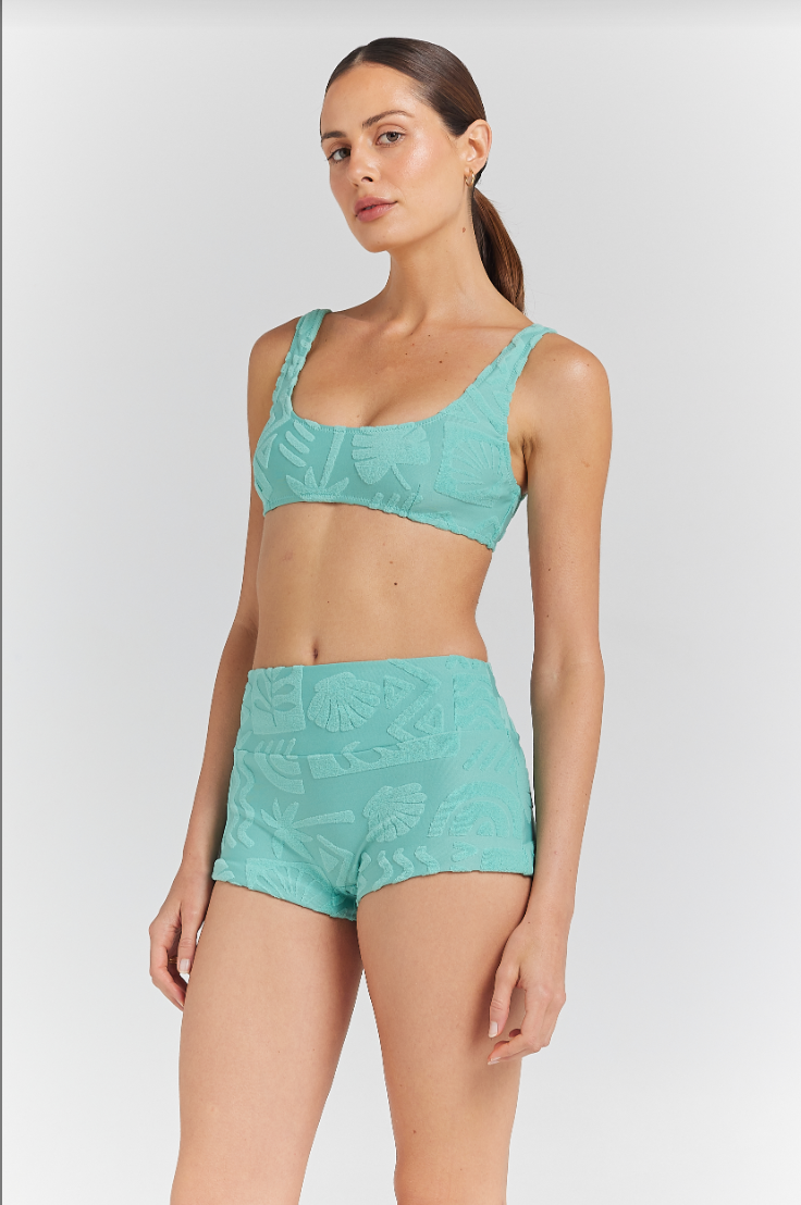 Mai Tai Crop Top Jade