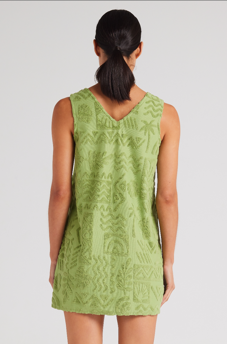 Mai Tai Tunic Dress Palm