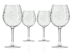 School Of Fish Glassware Set/4