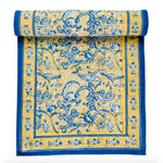 Table Linens La Mer Blue & Yellow