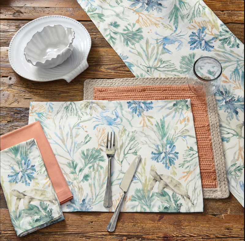 Table Linens Seaweed