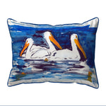 Three Pelicans Pillow