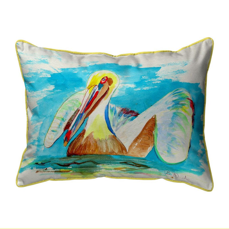 Pelican Teal Pillow