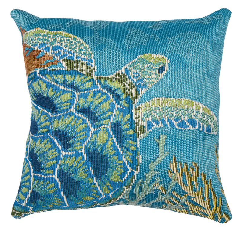 Sea Turtle Garden Pillow Covers