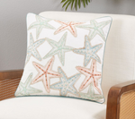 Starfish Beaded Pillow Cover