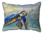 Happy Sea Turtle Pillow