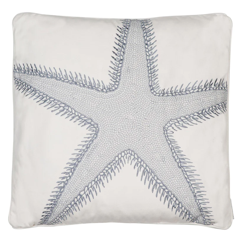 Emb. Starfish Pillow