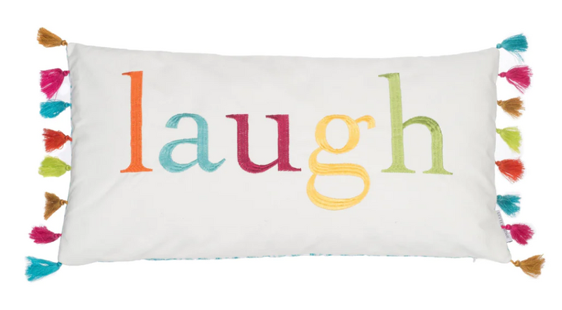 Laugh Tassel Pillow