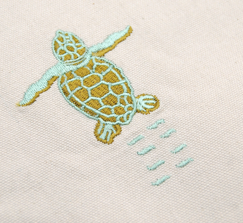 Turtle Migration Lumbar Pillow