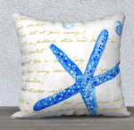 water color starfish with catch a falling star script