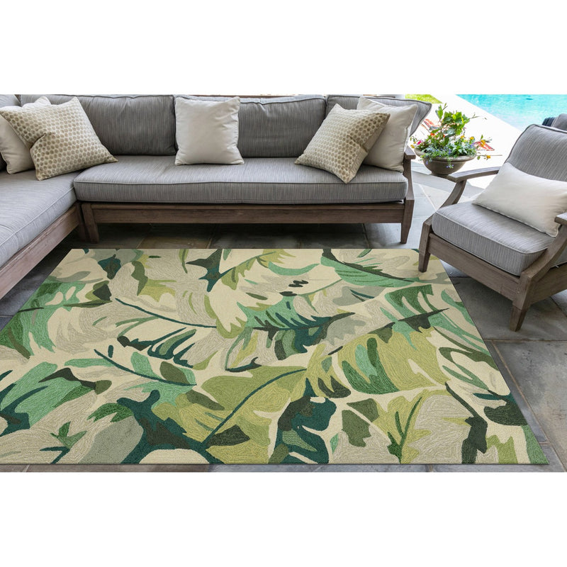 Capri Palm Leaf Indoor/Outdoor Rug