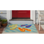Front Porch Flip Flops Indoor/Outdoor Rug