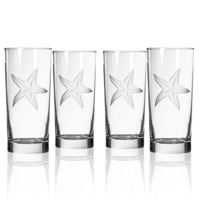 Starfish Glassware Set/4